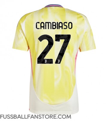 Juventus Andrea Cambiaso #27 Replik Auswärtstrikot 2024-25 Kurzarm